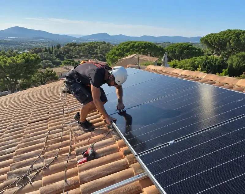 Installateur panneaux solaires Beauvallon — pose photovoltaïque sur toiture